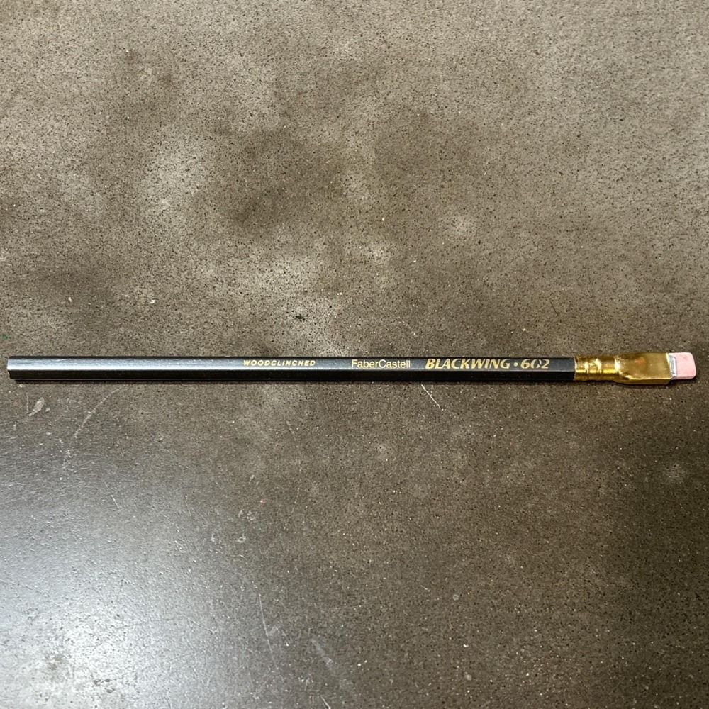 VTG FaberCastell Blackwing 602 Pencil (Qty 1) Brand New Unsharpened c. 1988-1994
